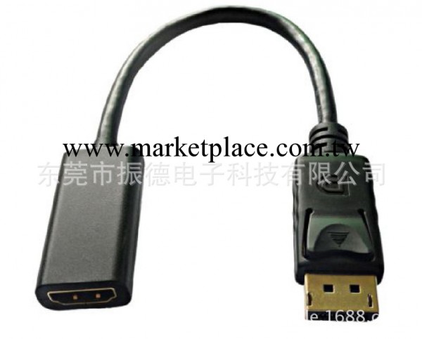 Displayport to hdmi/DP轉HDMI轉接頭 DP對HDMI轉接頭 支持3D工廠,批發,進口,代購