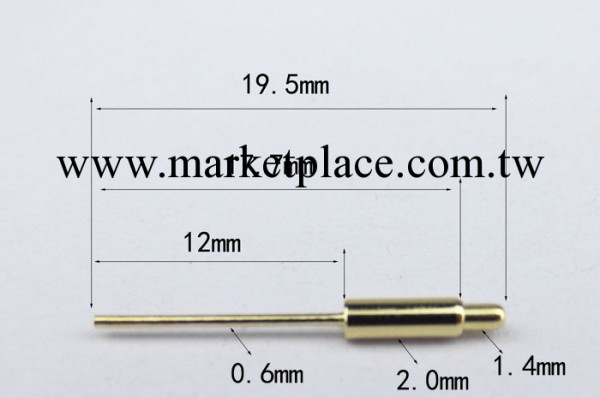 深圳廠傢直銷手機頂針伸縮針鍍金彈簧針探針大電流針接觸針連接器批發・進口・工廠・代買・代購
