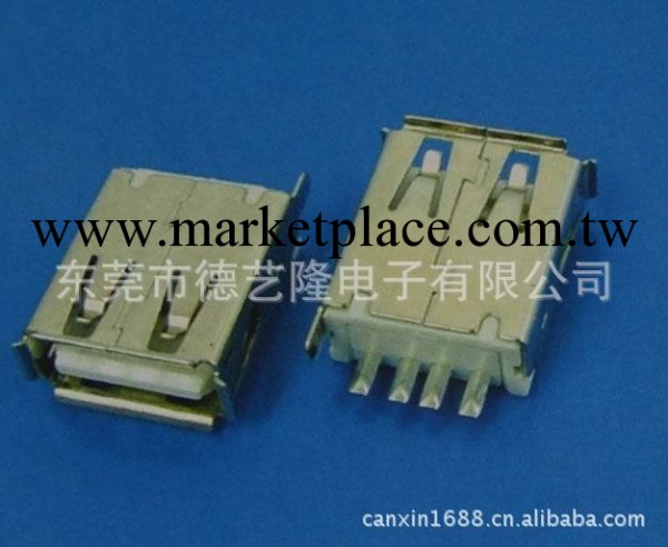 東莞廠傢供應ROHS USB連接器 USB AF 180度焊線式（長體）批發・進口・工廠・代買・代購