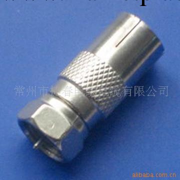 供應鋅合金F頭,同軸連接器，精加工 f頭 f頭連接器工廠,批發,進口,代購