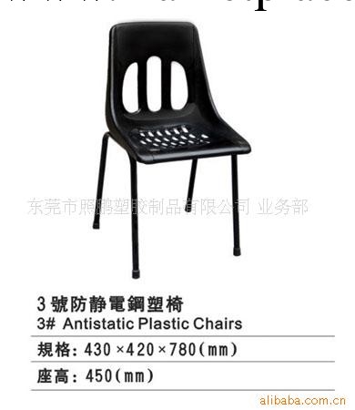 深圳鐵腳靠背椅，塑料有孔靠背椅，防靜電倚(圖)批發・進口・工廠・代買・代購