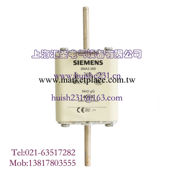 SIEMENS/西門子低壓熔斷絲3NA3260  400A工廠,批發,進口,代購