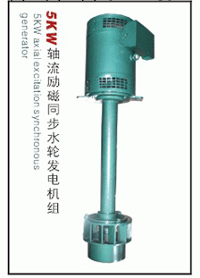 5KW勵磁同步軸流式水力發電機組工廠,批發,進口,代購