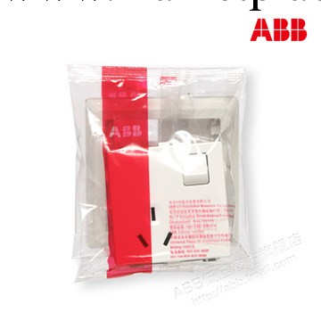 ABB插座正品德逸系列/白色/一位/一開三孔帶開關-AE223工廠,批發,進口,代購