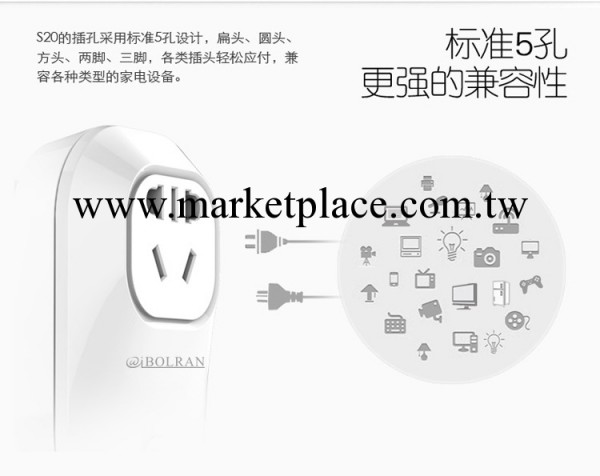 深圳ODM OEM廠商 wifi智能插座（帶反饋）手機控制智能插座批發・進口・工廠・代買・代購