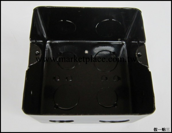 地插底盒 地麵插座暗盒 地板插金屬鐵盒烤漆黑色加厚安裝盒1.0mm批發・進口・工廠・代買・代購