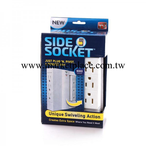 TV熱銷 110V多功能轉向旋轉插座 Side Socket Surge Protector工廠,批發,進口,代購