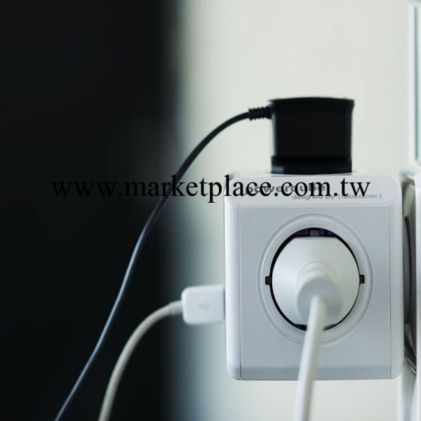 PowerCube模方魔方插座可擴展USB 多功能智能轉換 Allocacoc創意批發・進口・工廠・代買・代購