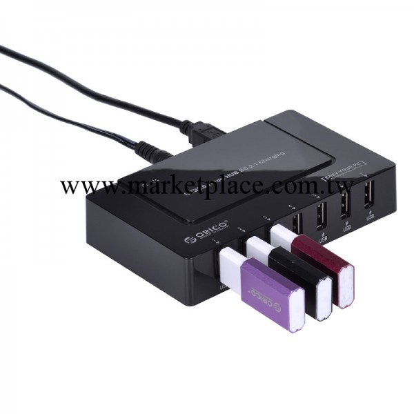 ORICO BC1.2 USB 2.0 HUB7口集線器 充電加傳輸配12V5A電源批發・進口・工廠・代買・代購