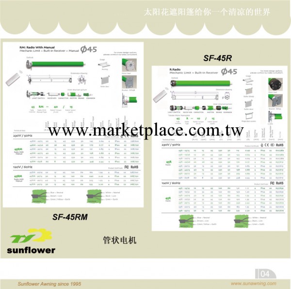 供應杜亞DOOYA管狀電機工廠,批發,進口,代購