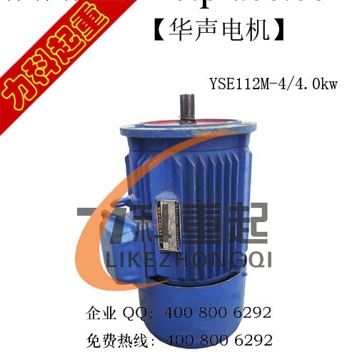 湖北華聲YSE112M-4/4.0KW起重冶金軟起動三相異步制動電動機工廠,批發,進口,代購