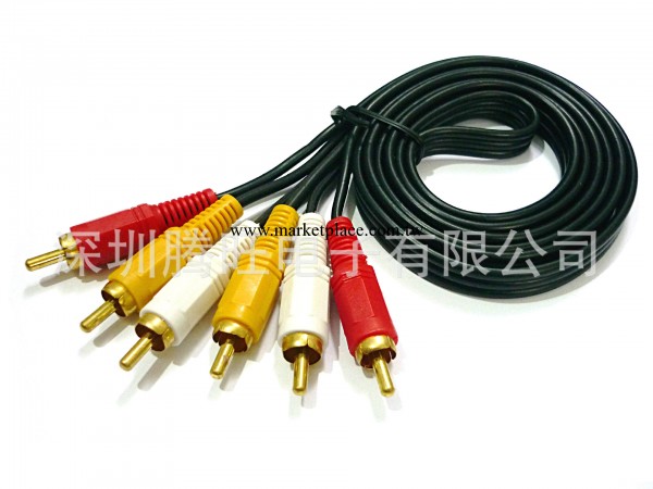 音視頻線 3RCA轉3RCA  AV線工廠,批發,進口,代購