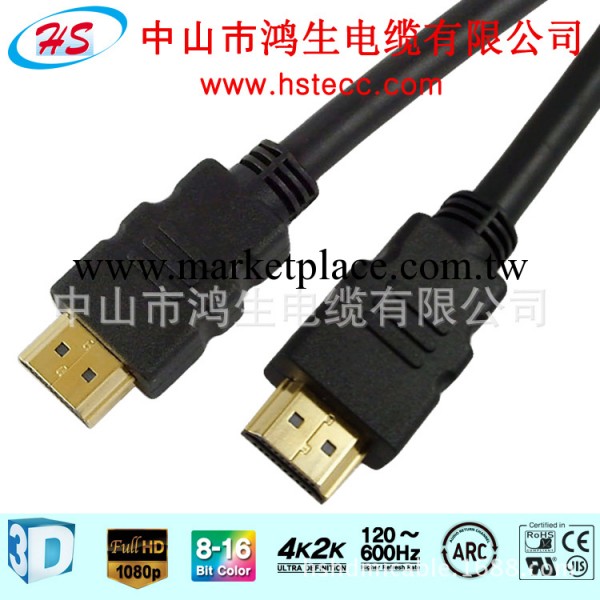 廠傢批發1m加磁環HDMI線 高清電視電腦HDMI連接線 支持3D 1080P批發・進口・工廠・代買・代購