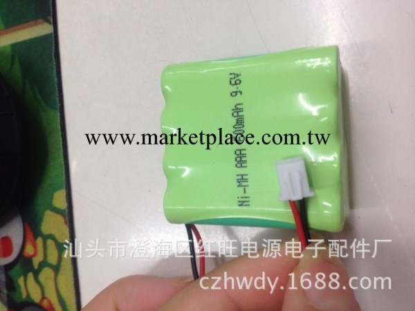 廠傢供應 鎳氫 3A 600MAH 9.6V 充電電池組 足容量工廠,批發,進口,代購