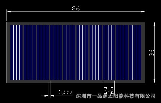 太陽能滴膠板 86*38mm5v/60-80MA工廠,批發,進口,代購