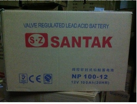 UPS電池 SZSANTAK 12V100AH鉛酸免維護蓄電池 蓄電池 UPS專用電池批發・進口・工廠・代買・代購