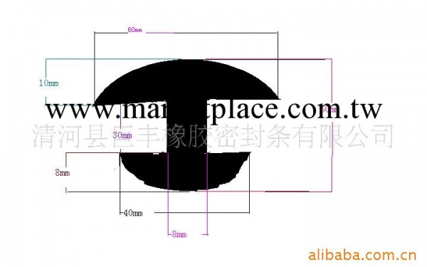 橡膠模壓件、模具成型橡膠制品、三元乙丙密封條¶ 汽車配件工廠,批發,進口,代購