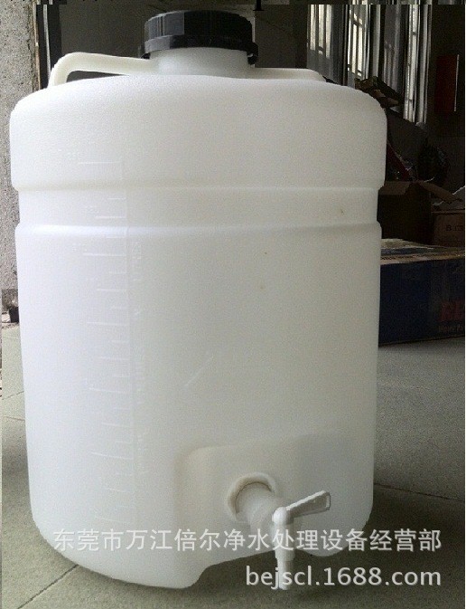 圓形25L容積帶水龍頭塑料桶，帶刻度帶放水口膠桶批發・進口・工廠・代買・代購