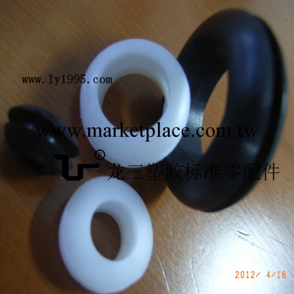 廠傢直銷出線圈3.0mm護線環黑色白色龍三塑膠標準零配件工廠,批發,進口,代購