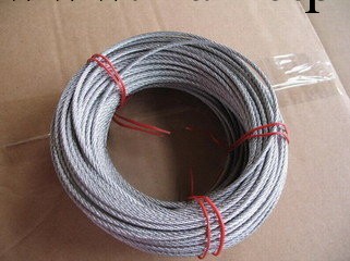 【廠傢直銷】鋼絲繩鍍鋅鋼絲繩304不銹鋼鋼絲繩7*7-1*19裁斷熔斷工廠,批發,進口,代購