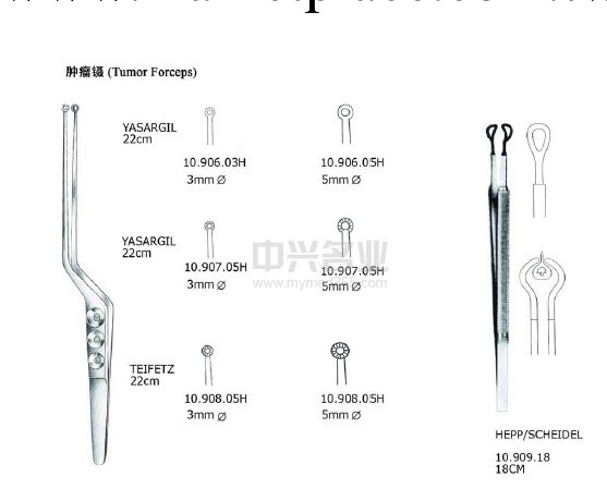 卵巢抓鑷, 輸卵管鑷 Hepp/Scheidel工廠,批發,進口,代購