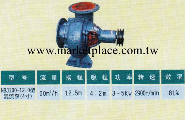 NBJ100-12.0型混流泵（4寸）工廠,批發,進口,代購