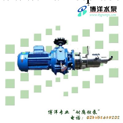 上海博洋水泵廠不銹鋼螺桿泵（濃漿泵）工廠,批發,進口,代購