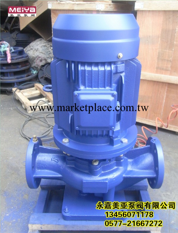 ISG125-200 管道離心泵 離心管道泵 熱水管道泵 立式管道離心泵工廠,批發,進口,代購