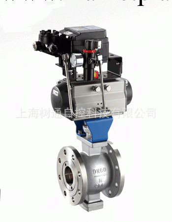 現貨供應 氣動調節球閥 氣動V型調節球閥 V型氣動法蘭球閥工廠,批發,進口,代購