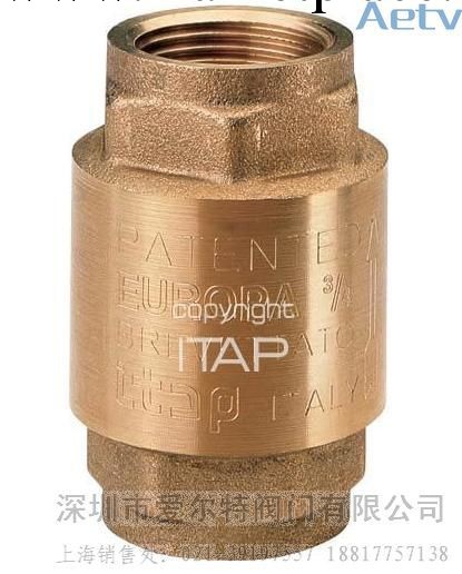 供應意大利進口ITAP止回閥EUROPA100  ITAP優質黃銅單向閥批發・進口・工廠・代買・代購