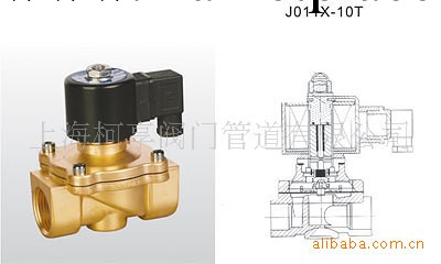 品牌：amico埃美柯 型號：J011X-10T 電磁閥 適用范圍：水 空氣工廠,批發,進口,代購