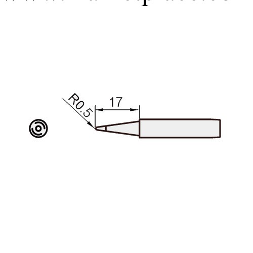 寶工5SI-216N-B  圓尖烙鐵頭 尖頭 細尖 可開增票工廠,批發,進口,代購