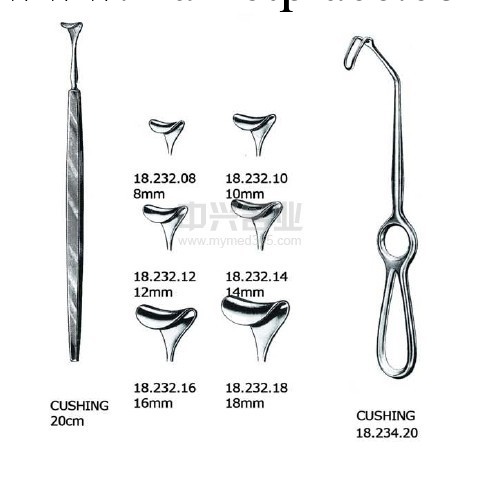 血管/輸尿管拉鉤 20cm長 16mm寬 CUSHING工廠,批發,進口,代購