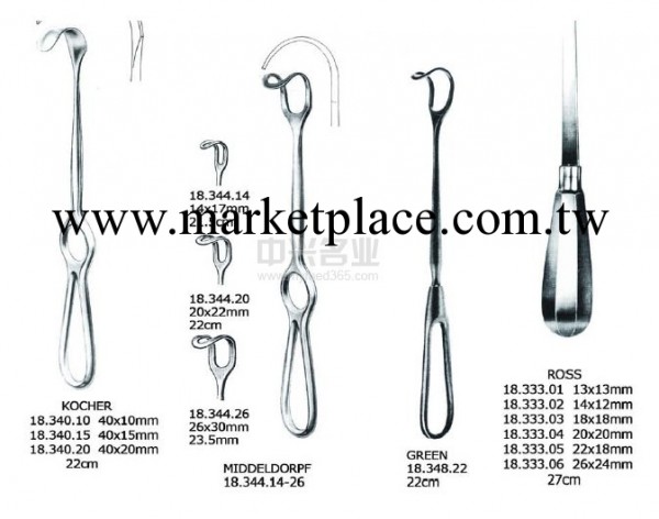 單頭拉鉤 KOCHER retractor工廠,批發,進口,代購