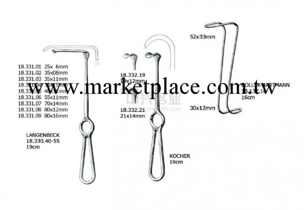 主動脈拉鉤 Ross Aortic Wall Retractor工廠,批發,進口,代購