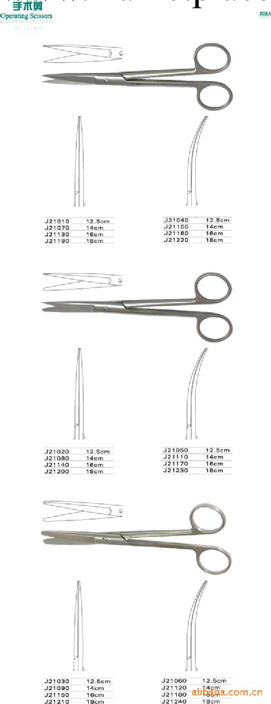 上海手術器械-手術剪工廠,批發,進口,代購