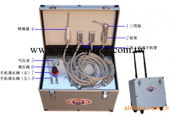 便攜式牙科治療機402B  臺灣、香港、澳門、北京、天津、內蒙古工廠,批發,進口,代購