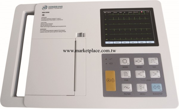廠傢直銷六道心電圖機(彩屏心電圖機)批發・進口・工廠・代買・代購