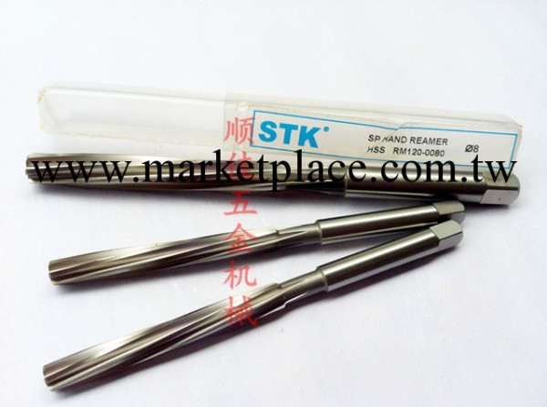 熱銷！代理原裝日本STK鈷高速鋼絞刀 白鋼鉸刀手用H7 RM120系列工廠,批發,進口,代購