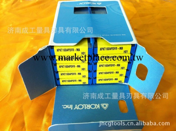 【大量正品庫存】韓國KORLOY刀片  APKT1604PDFR-MA H01批發・進口・工廠・代買・代購