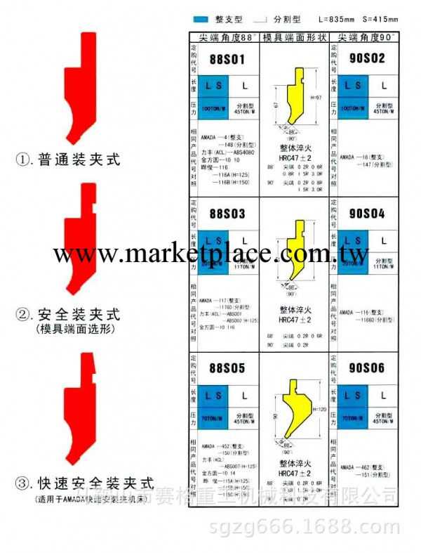 現貨供應折彎機模具/加工定做折彎機模具/折彎機成型模具/工廠,批發,進口,代購