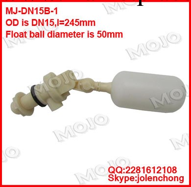 MJ-DN15B-1 4分小型 塑料浮球閥, 1/2寸*小浮球閥!原廠正品工廠,批發,進口,代購