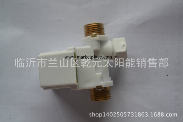 太陽能熱水器電磁閥 有壓DC12V 4分螺紋口,塑料體工廠,批發,進口,代購