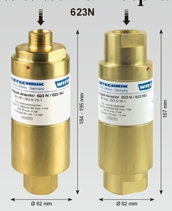 原裝德國進口威特 623N系列氣體回火防止器（阻火器）工廠,批發,進口,代購