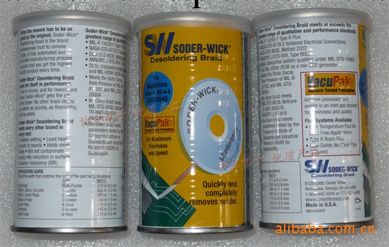 美國原產ITW SW18045 2.8MM寬松香助焊吸錫線工廠,批發,進口,代購