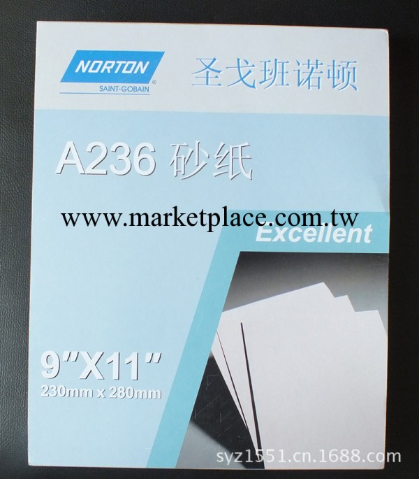 諾頓A236木工砂紙 塗層乾磨砂紙，木工砂紙P120 諾頓新品 一元工廠,批發,進口,代購