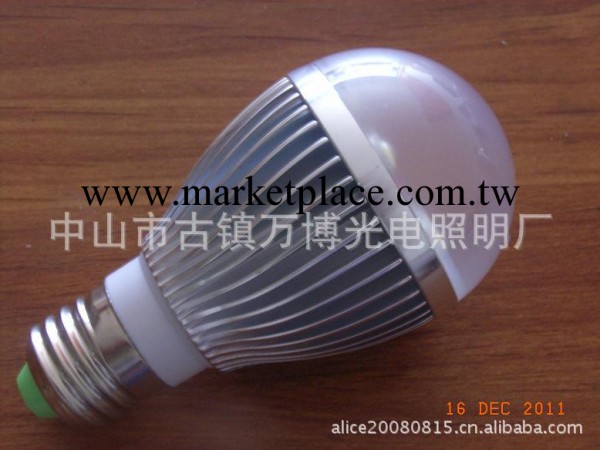 LED球泡燈 E27 5W 球泡燈 中山球泡燈 5*1W YZP-060113-05O工廠,批發,進口,代購