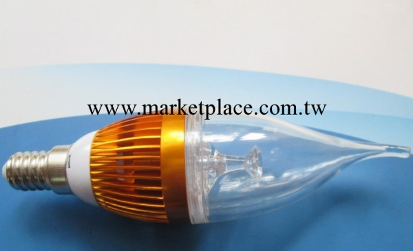3WLED蠟燭燈泡外殼/水晶燈用3WLED球泡/LED燈杯外殼/LED天花外殼工廠,批發,進口,代購