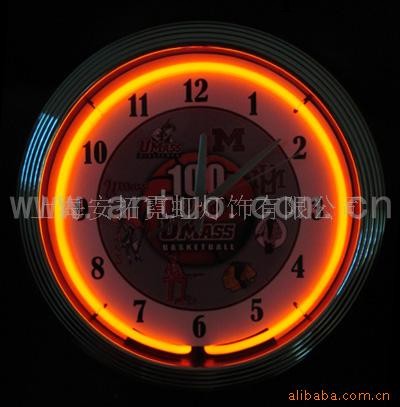 供應15in customized neon clock 15英寸 定制 霓虹鐘 廣告霓虹鐘工廠,批發,進口,代購