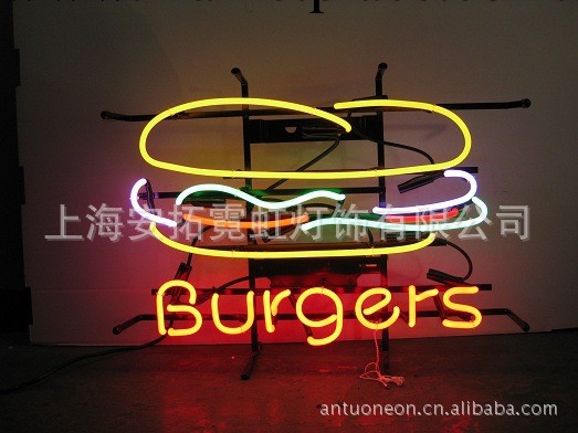 供應Burger neon sign 霓虹燈 吊牌 廣告牌工廠,批發,進口,代購